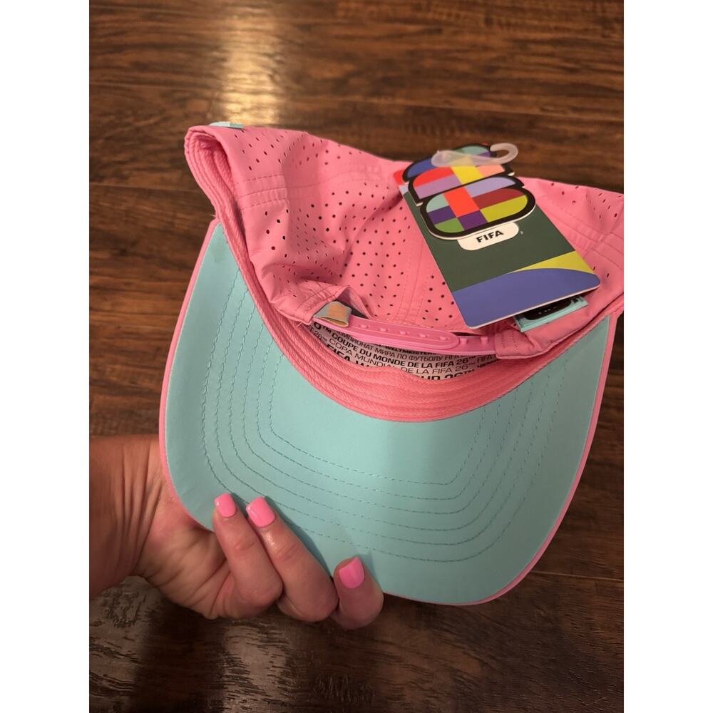 FIFA World Cup 2026 Emblem 26 Logo Premium Hat Pink Color NEW WITH TAGS - Picture 3 of 3